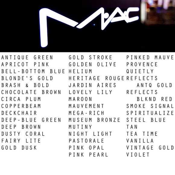 Pick 6 MAC Pigments Samples Set | Custom Colors - Picture 11 of 11